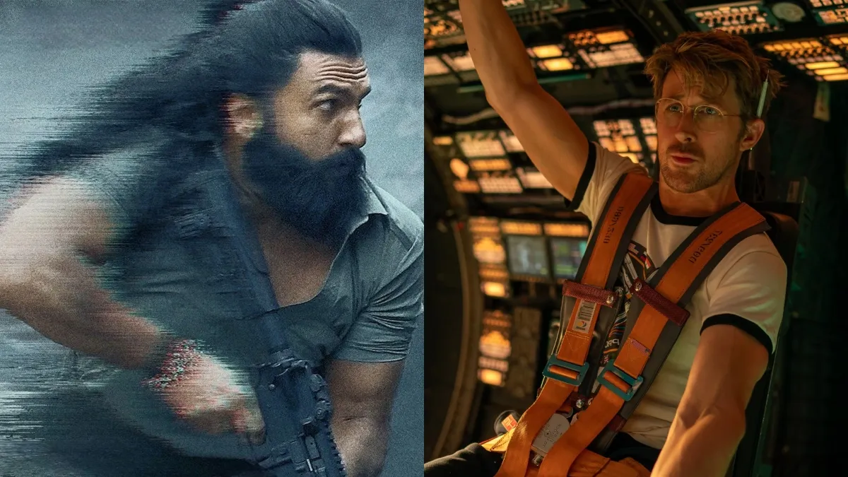 Stills from Dhurandhar 2 and Project Hail Mary Dhurandhar 2 and Project Hail Mary posters