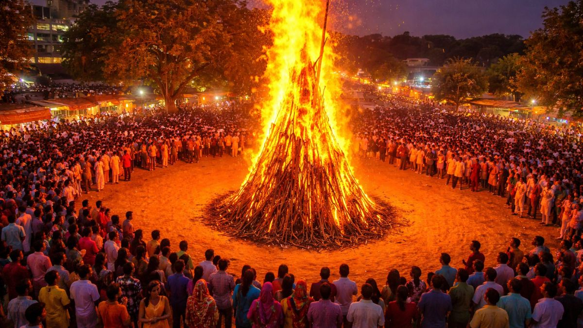 Holika Dahan 2026 date: Check Bhadra Kaal, Purnima tithi and lunar eclipse timing Holika Dahan 2026 date: Check Bhadra Kaal, Purnima tithi and lunar eclipse timing