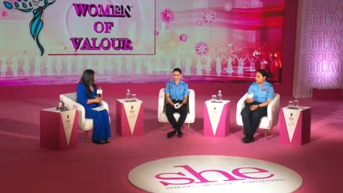 India TV 'She' Conclave: Squadron leaders Neha and Akanksha highlight Operation Sindoor mission