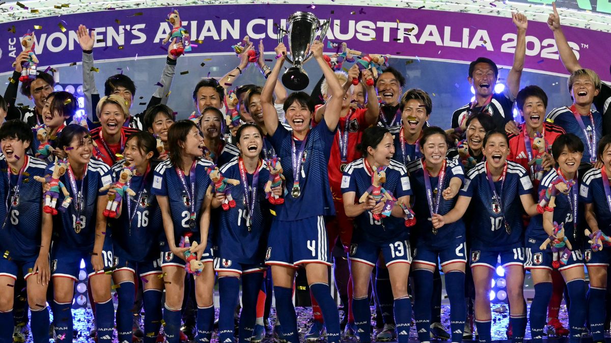 Japan beat Australia to lift title in record-breaking AFC women's Asian Cup final
