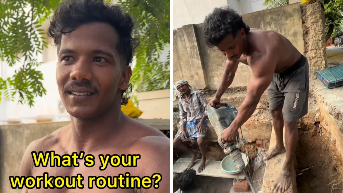 No supplements, no shortcuts: Construction worker’s fitness routine goes viral