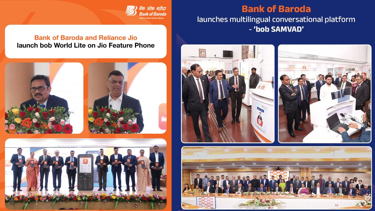 Jio and Bank of Baroda launch ‘bob World Lite’ for feature phones: Digital banking goes wider