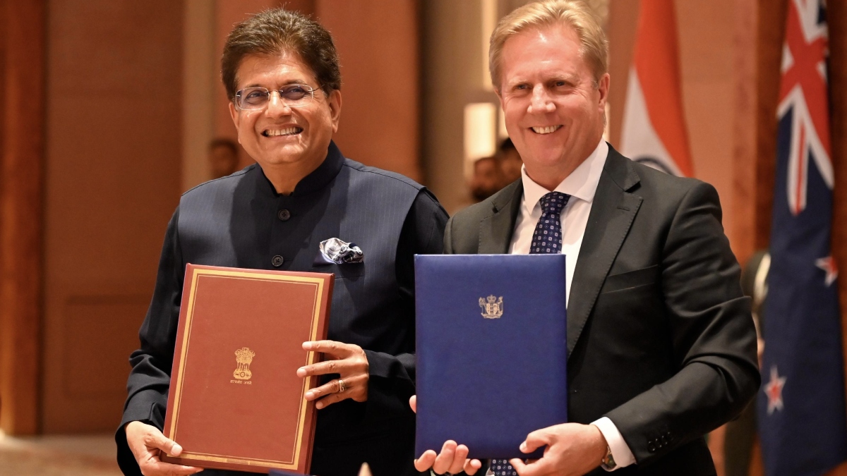 India, New Zealand ink free trade agreement, provides duty-free access for 100% of India's exports