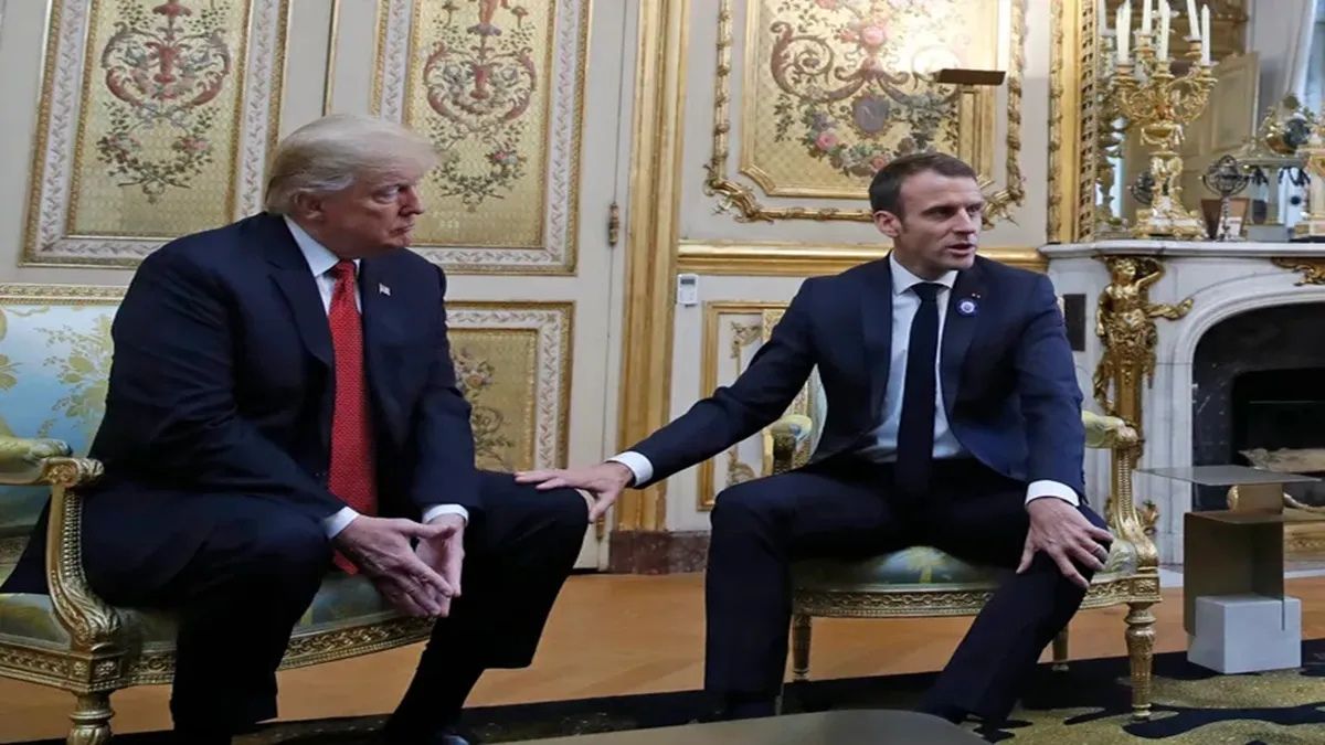 After Trump's 'unhelpful' jab at France, Macron schools US President over his contradictory remarks