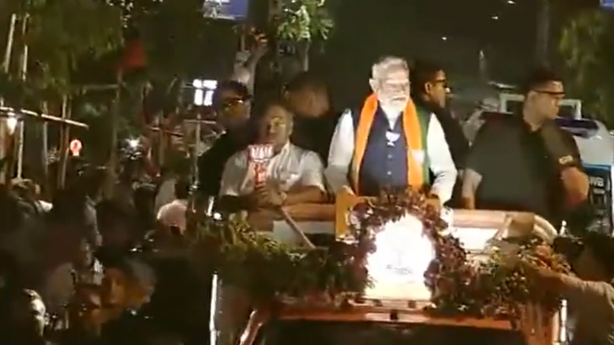 Bengal polls: PM Modi holds mega roadshow in north Kolkata | Watch
