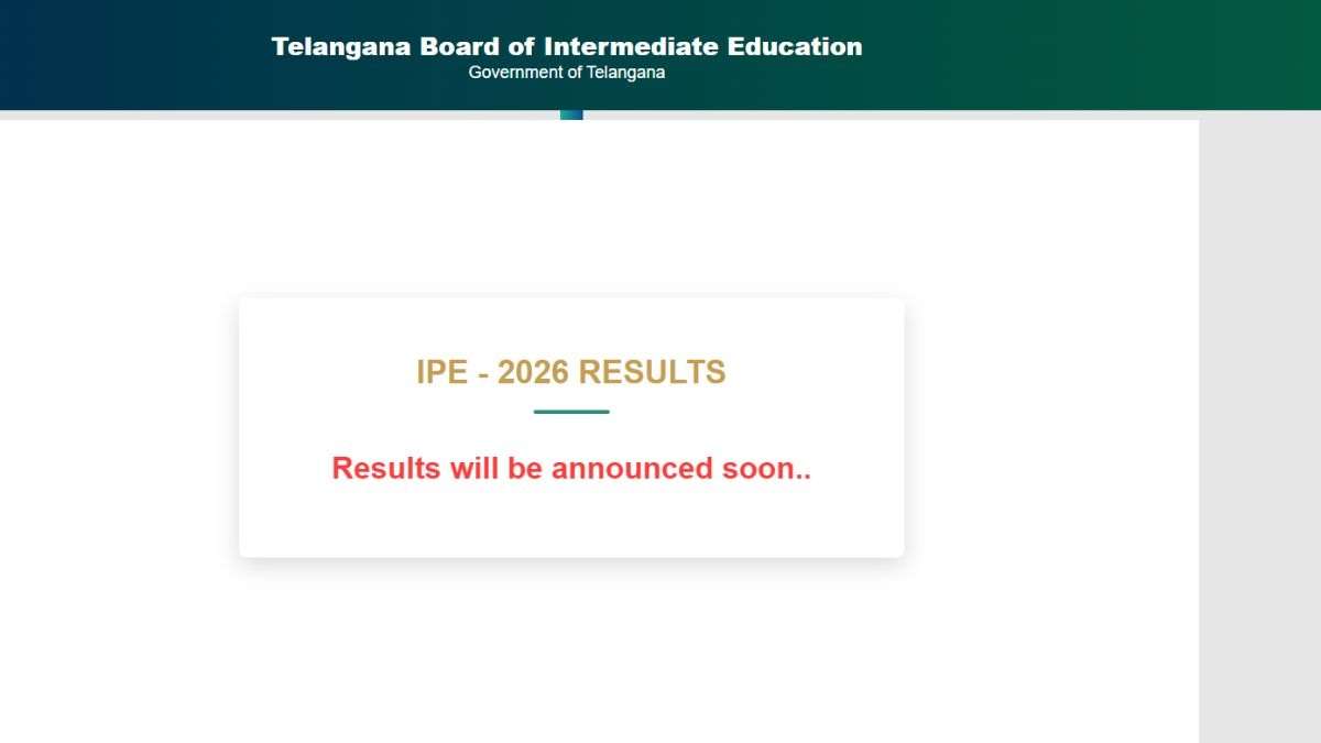 TS Inter marks memo 2026 links at tgbie.cgg.gov.in Live: Manabadi TSBIE Inter result memo websites, links