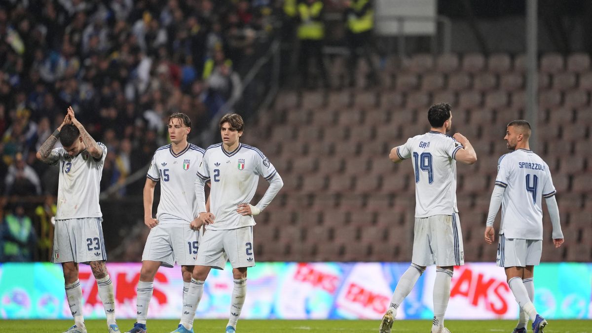 Italy fail to qualify for third straight FIFA World Cup after losing to Bosnia in shootout
