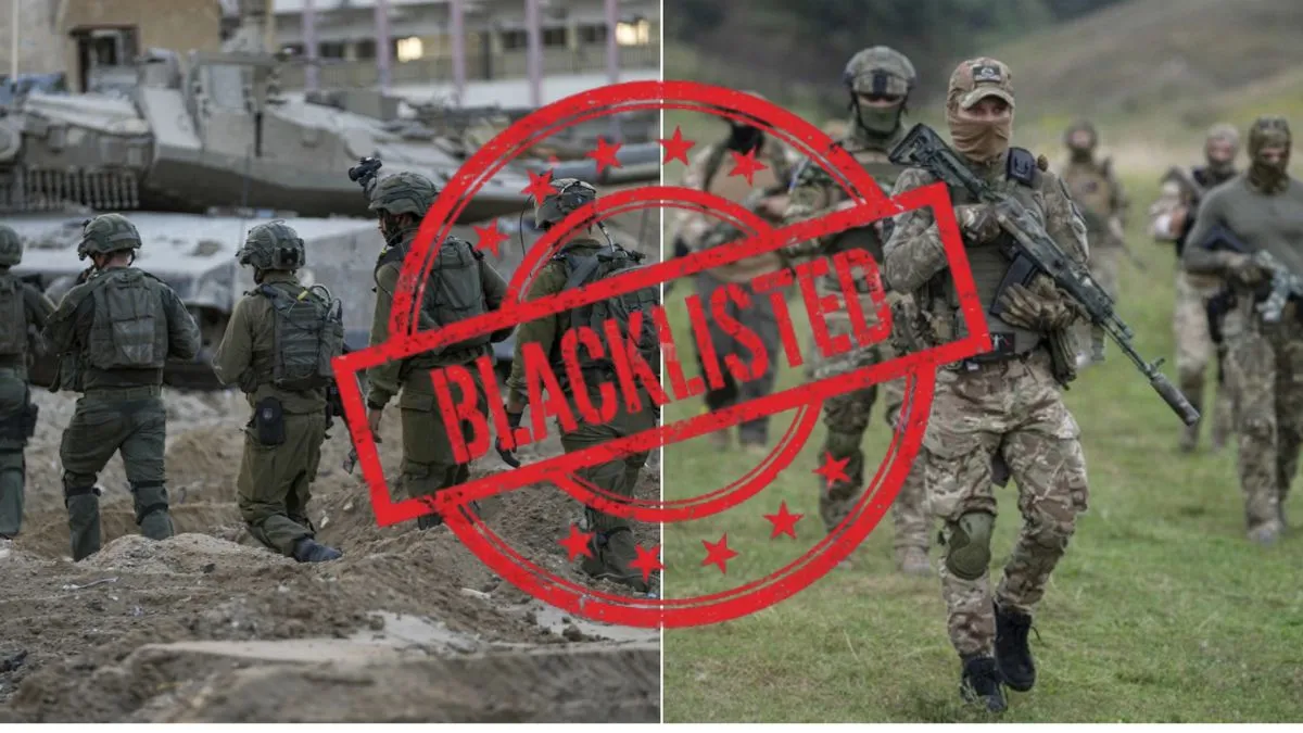 The UN has blacklisted Israeli and Russian forces for the first time.