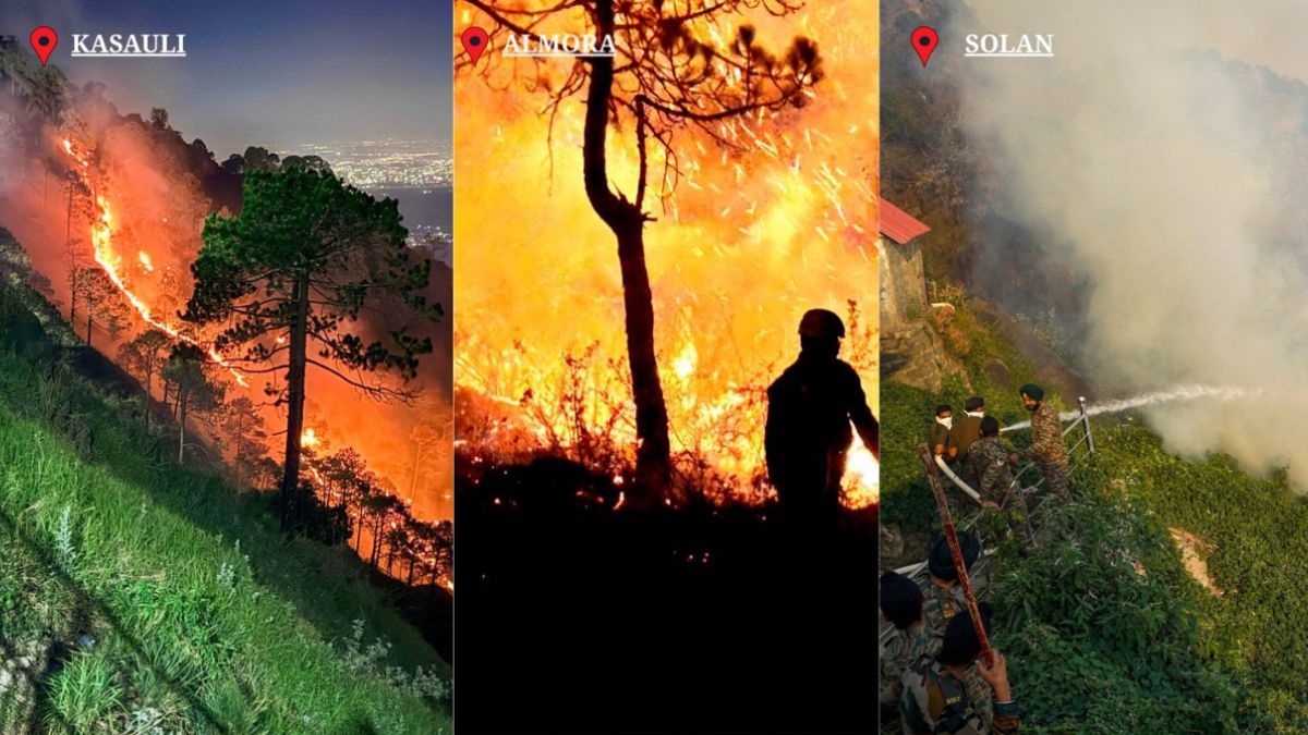 Forest fires sweep across Uttarakhand, Himachal and J-K; Army, IAF launch massive dousing operation