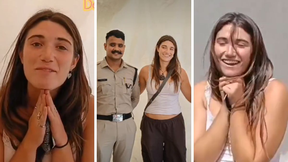 'Lifesavers': Foreign tourist thanks Uttarakhand Police with folded hands after cops recover her lost bag