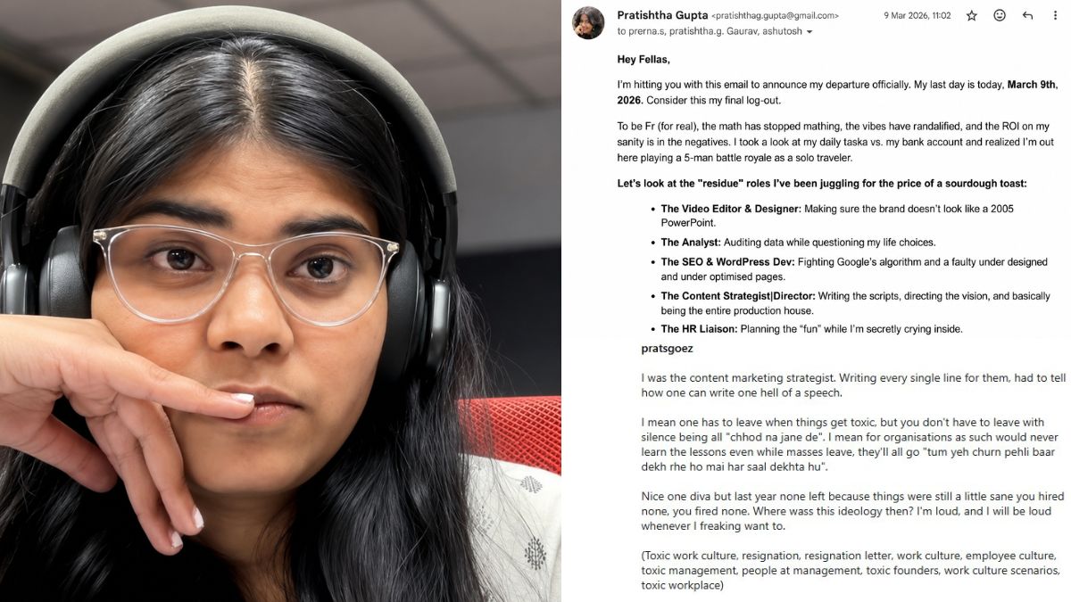 ‘Consider this my final log-out’: Gen Z employee’s brutally honest resignation letter hits a nerve online