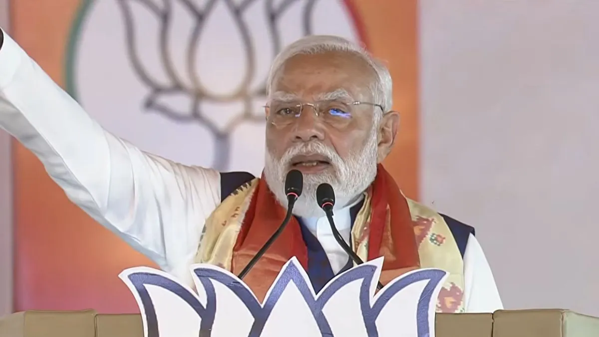 PM Modi speaks during a rally in Secunderabad, Telangana. PM Modi speaks during a rally in Secunderabad, Telangana.