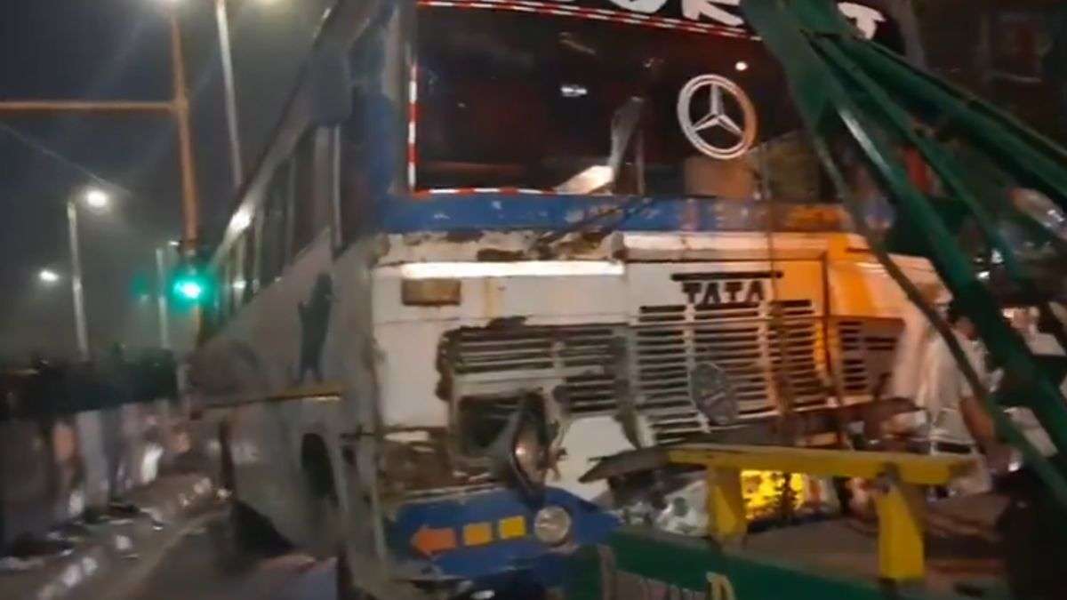 Delhi: Motorcyclist killed, two injured after bus crashes into several vehicles in Nand Nagri