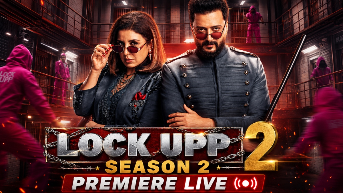 Lock Upp Season 2 Premiere Live: Farah Khan and Riteish Deshmukh step into Kangana Ranaut's shoes