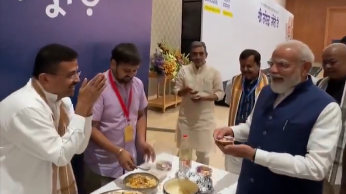 12 years of Modi govt LIVE: NDA leaders congratulate PM Modi, enjoy Jhalmuri at Bharat Mandapam