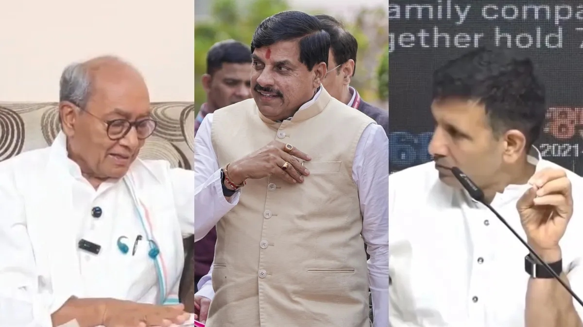 Jitu Patwari accuses Mohan Yadav govt of Rs 500 crore scam, Digvijay Singh gives clean chit