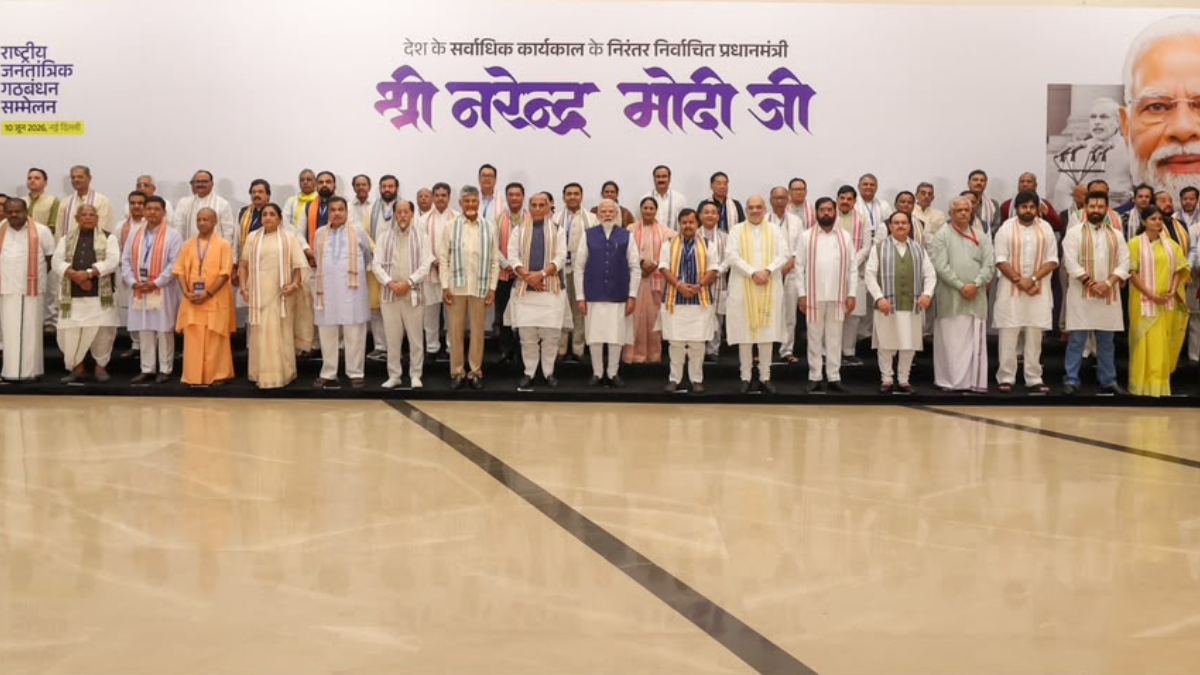 12 years of Modi govt LIVE: Modi's leadership is very strong, says Eknath Shinde at NDA conclave