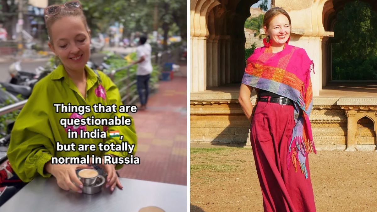 Russian woman living in India hilariously lists what her Indian family has to 'put up with' at home