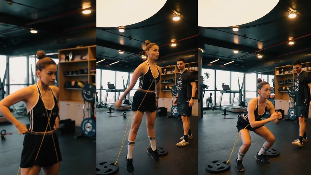 Ready to level up your squat jumps? Alia Bhatt’s resistance-band variation is worth a try | Lifestyle Ready to level up your squat jumps? Alia Bhatt’s resistance-band variation is worth a try | Lifestyle
