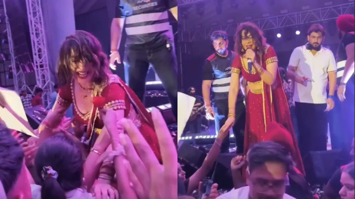 Viral video from Jasmine Sandlas' Dehradun concert shows fan allegedly ...