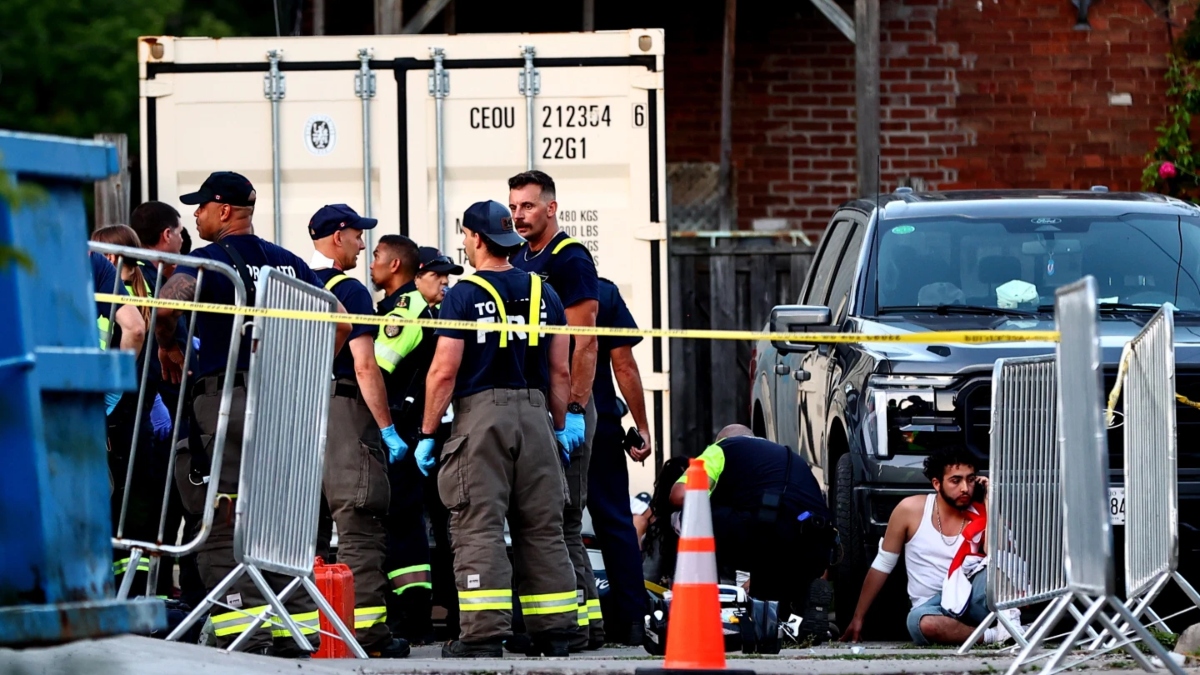 Two dead, four injured in mass shooting at street festival in Canada's Toronto, suspect at large