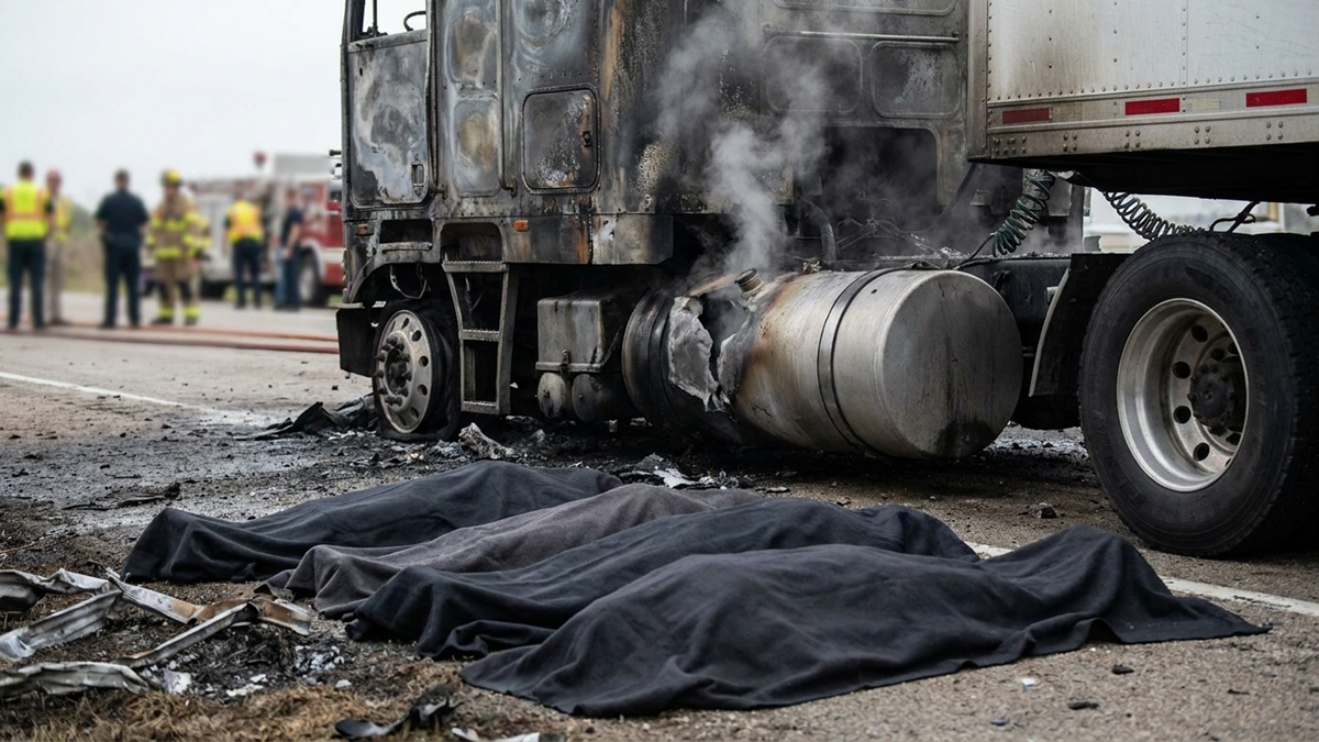 Two children among four killed as fuel tank of commercial vehicle explodes in Gujarat's Kutch