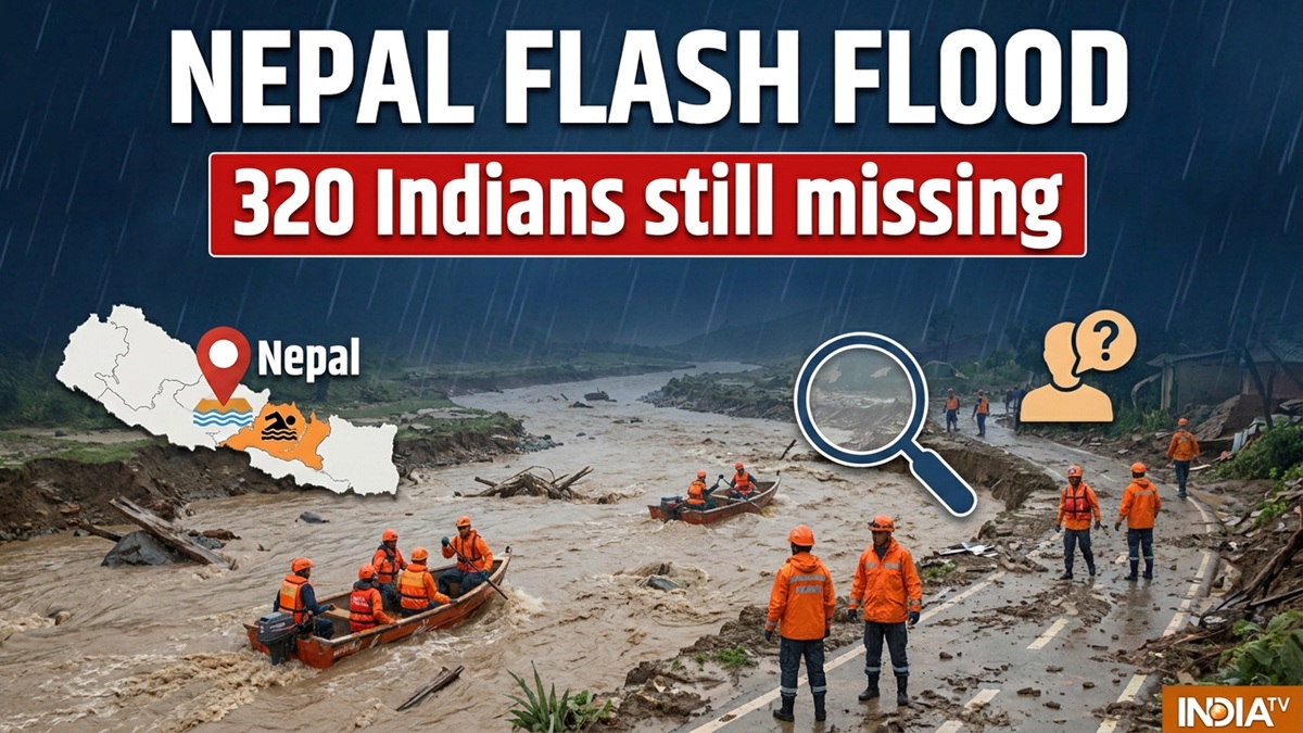 320 Indian nationals still missing in Nepal flash flood even as rescue ops underway: MEA