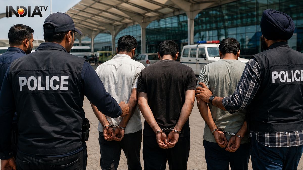 Punjab Police arrests 3 wanted Bambiha gang operatives after deporting them from Malaysia Punjab Police arrests 3 wanted Bambiha gang operatives after deporting them from Malaysia
