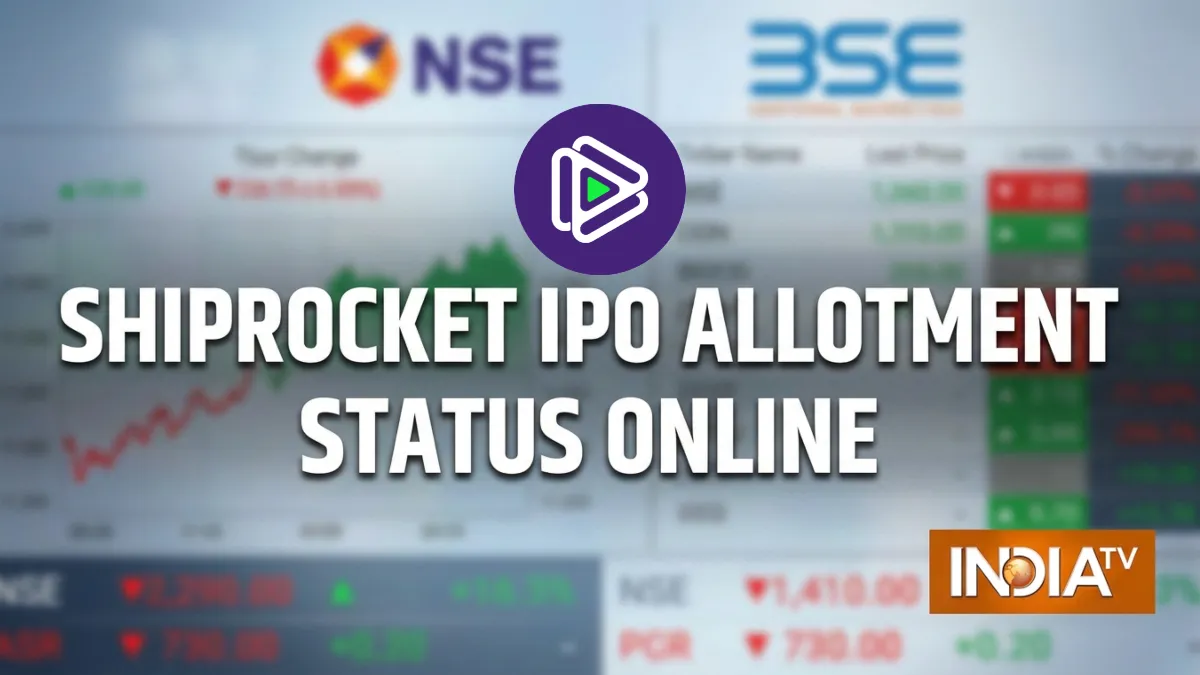 Shiprocket IPO allotment date and time today.