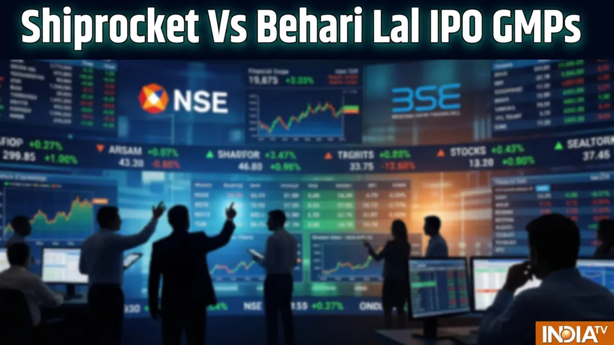Shiprocket IPO GMP today Vs Behari Lal IPO GMP