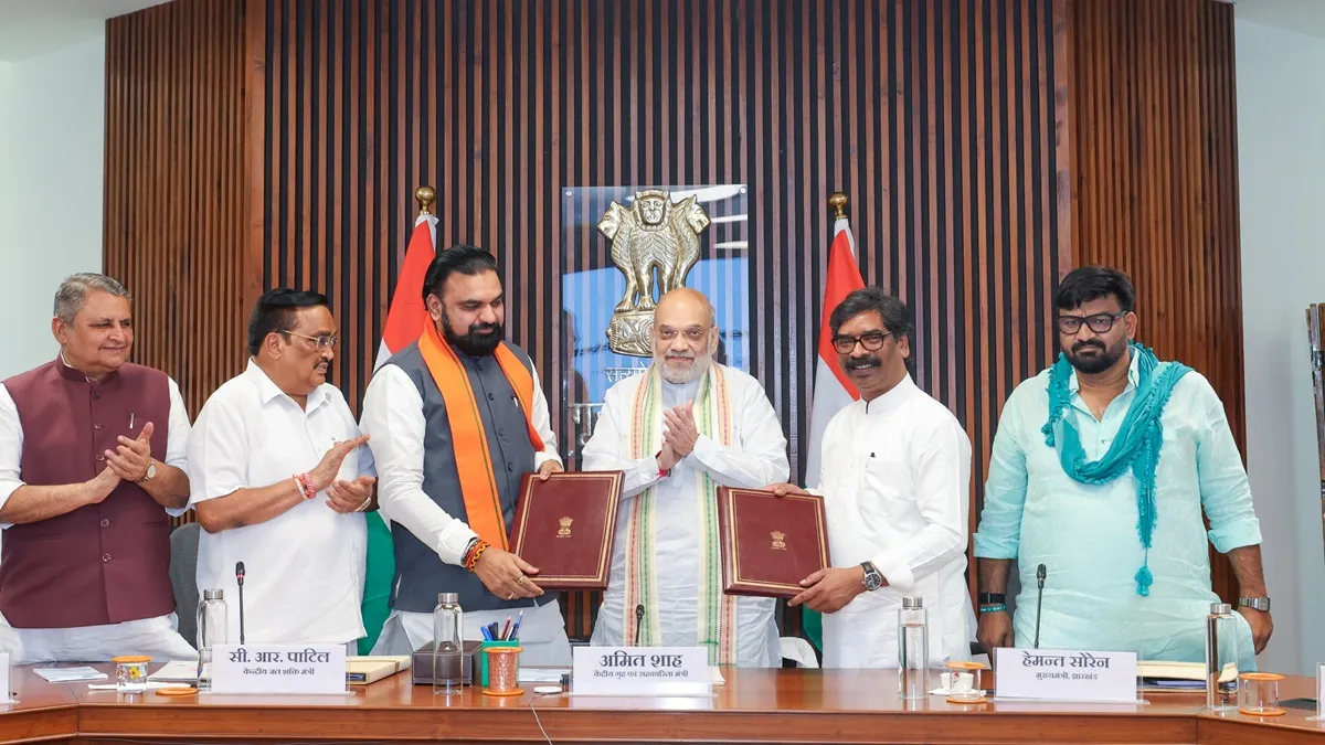 ಬಿಹಾರ ಮತ್ತು ಜಾರ್ಖಂಡ್ ಸೋನ್ ನೀರು ಹಂಚಿಕೆ ಒಪ್ಪಂದಕ್ಕೆ ಸಹಿ ಹಾಕಿದವು, 25 ವರ್ಷಗಳ ಸುದೀರ್ಘ ವಿವಾದವನ್ನು ಇತ್ಯರ್ಥಗೊಳಿಸುತ್ತವೆ - ಇಂಡಿಯಾ ಟಿವಿ ನ್ಯೂಸ್