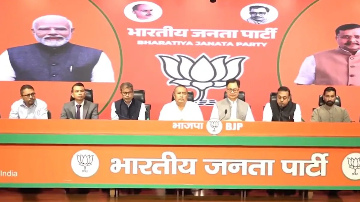 BJP gets major boost in Meghalaya as 8 UDP MLAs switch sides, party strength rises to 10 in Assembly