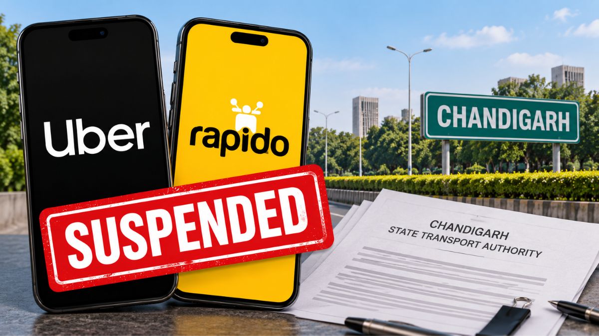 Chandigarh takes action against Uber and Rapido, licences suspended over policy non-compliance Chandigarh takes action against Uber and Rapido, licences suspended over policy non-compliance
