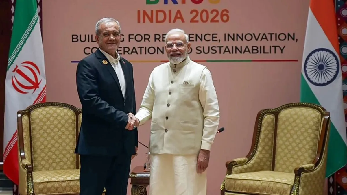 PM Modi holds talks with Iran's President on BRICS sidelines; second meet in less than two weeks