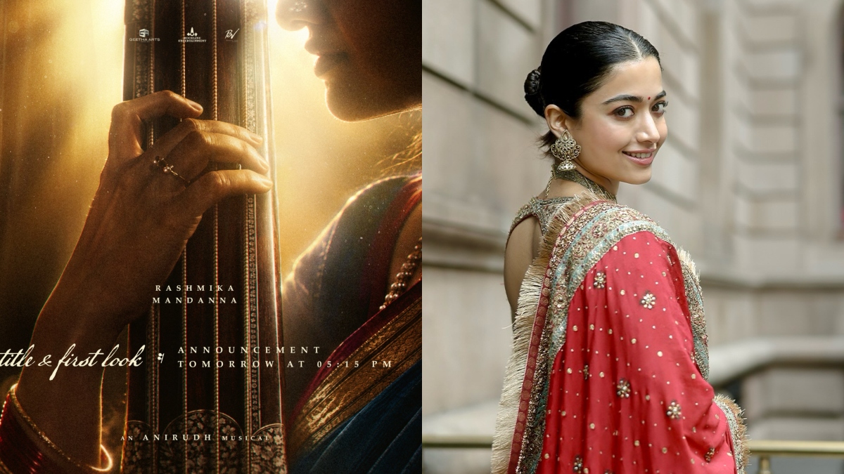 Rashmika Mandanna transforms into singer MS Subbulakshmi, first glimpse out; full look tomorrow