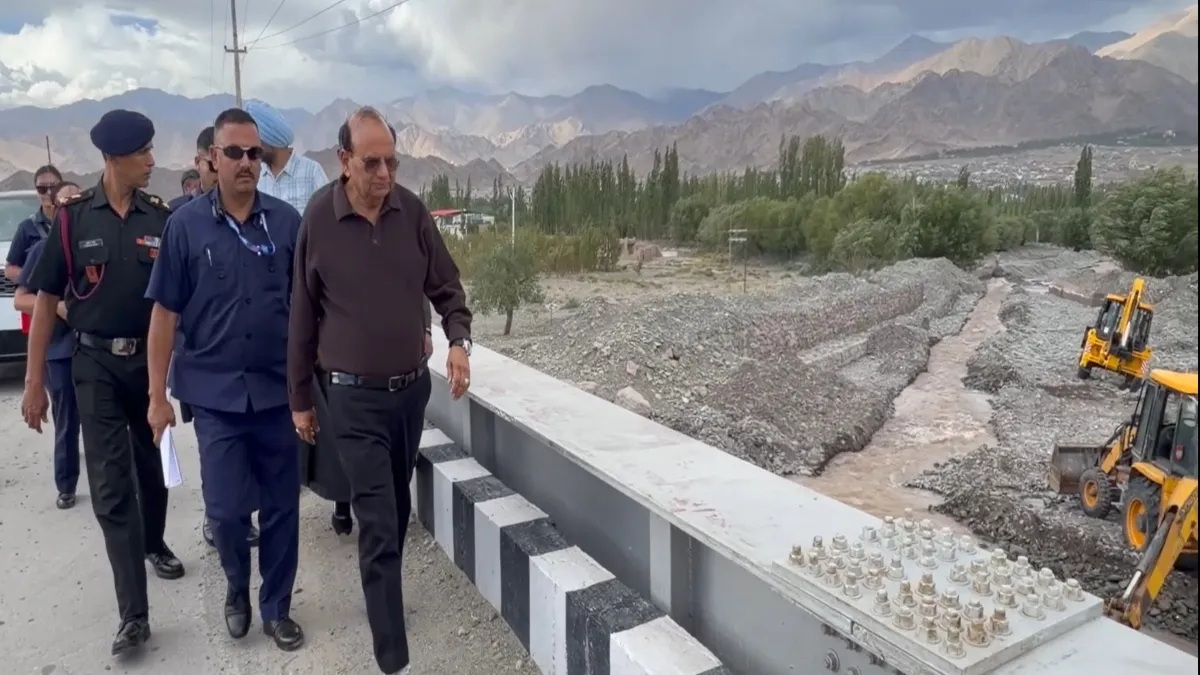 LG VK Saxena's initiative saves 90 million litres of glacier water daily, boosts Ladakh farming LG VK Saxena's initiative saves 90 million litres of glacier water daily, boosts Ladakh farming