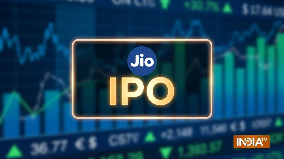 Graphic showing the Jio IPO