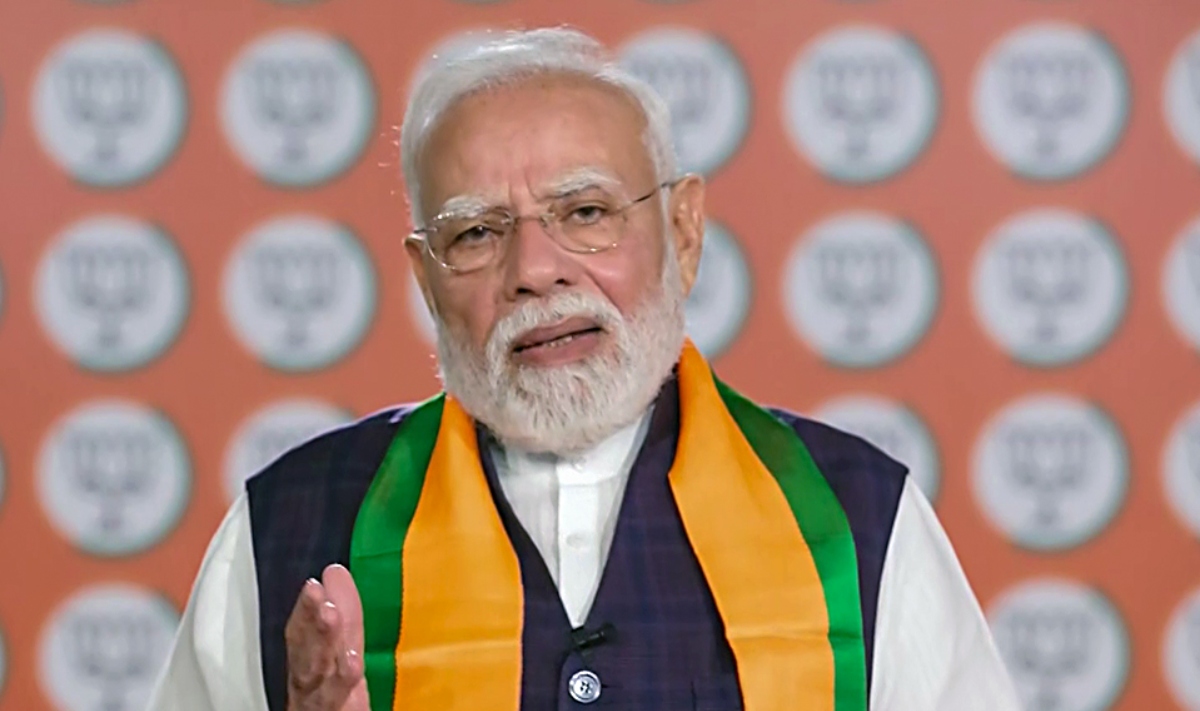 Outreach Event Sticker PM Modi likely to kick off UP outreach in late October, BJP plans dozen ...
