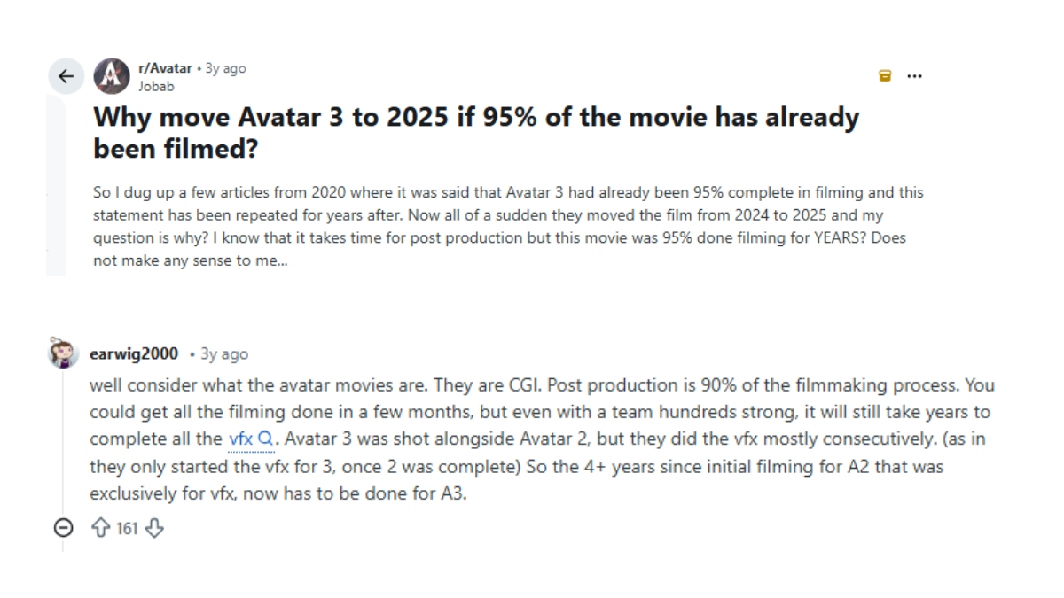 Avatar 3 'Fire and Ash' Delayed to 2025: James Cameron Explains Reasons