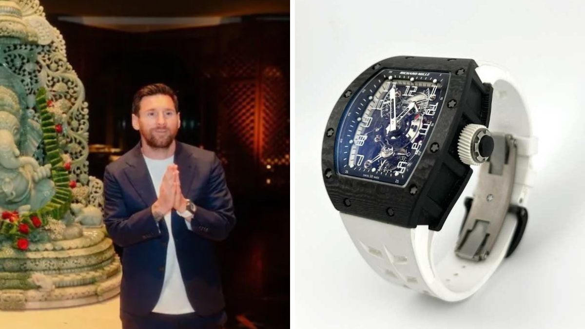 Anant Ambani's Rs 11 Crore Richard Mille Gift to Lionel Messi Stuns