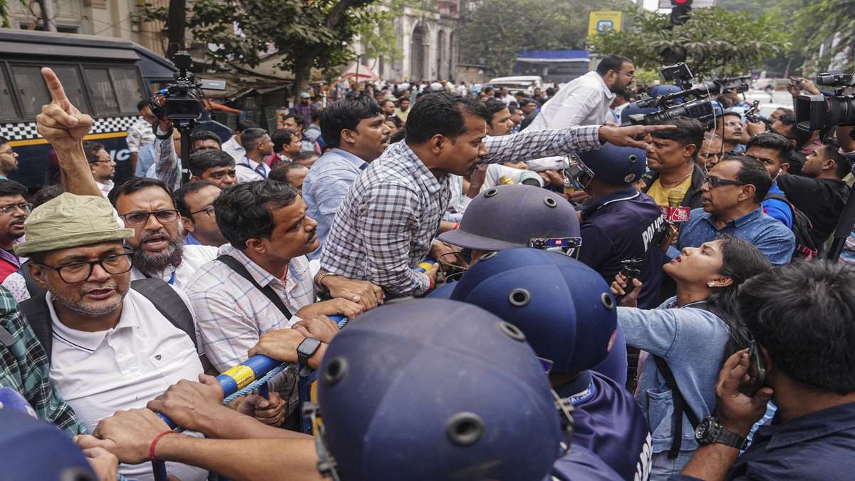 BLOS Protests Erupt in Kolkata, Attempt to Storm EC Office Sparks Tension