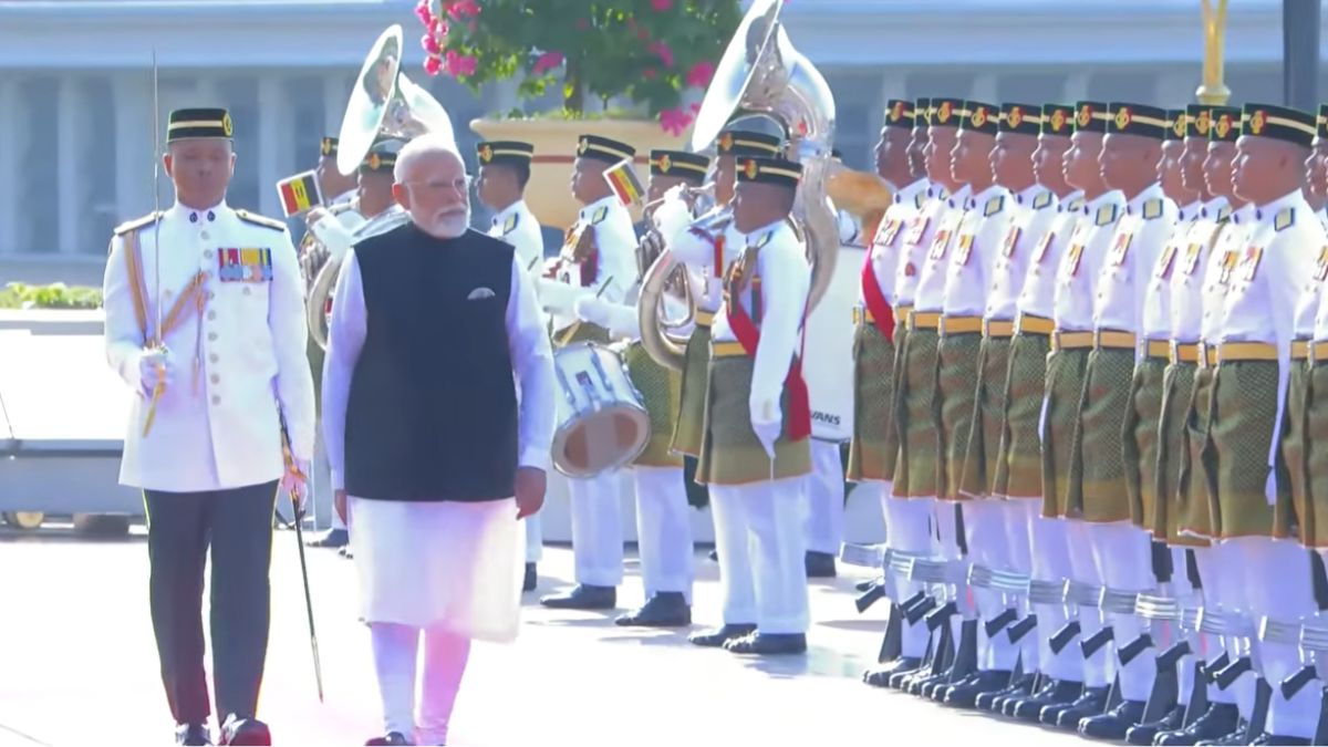 PM Modi Receives Ceremonial Welcome and Guard of Honour in Malaysia