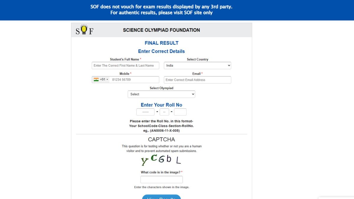 SOF Level 2 Results 2026 Announced: Download NSO, IMO Scorecards Now