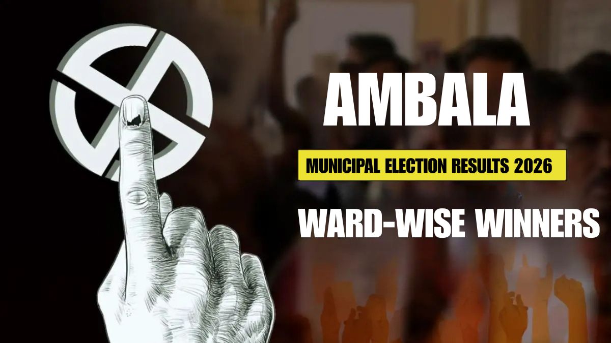Ambala Municipal Election Results 2026: Full Ward-Wise Winners List