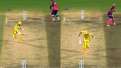 Sanju Samson threw the ball with full force to attempt a