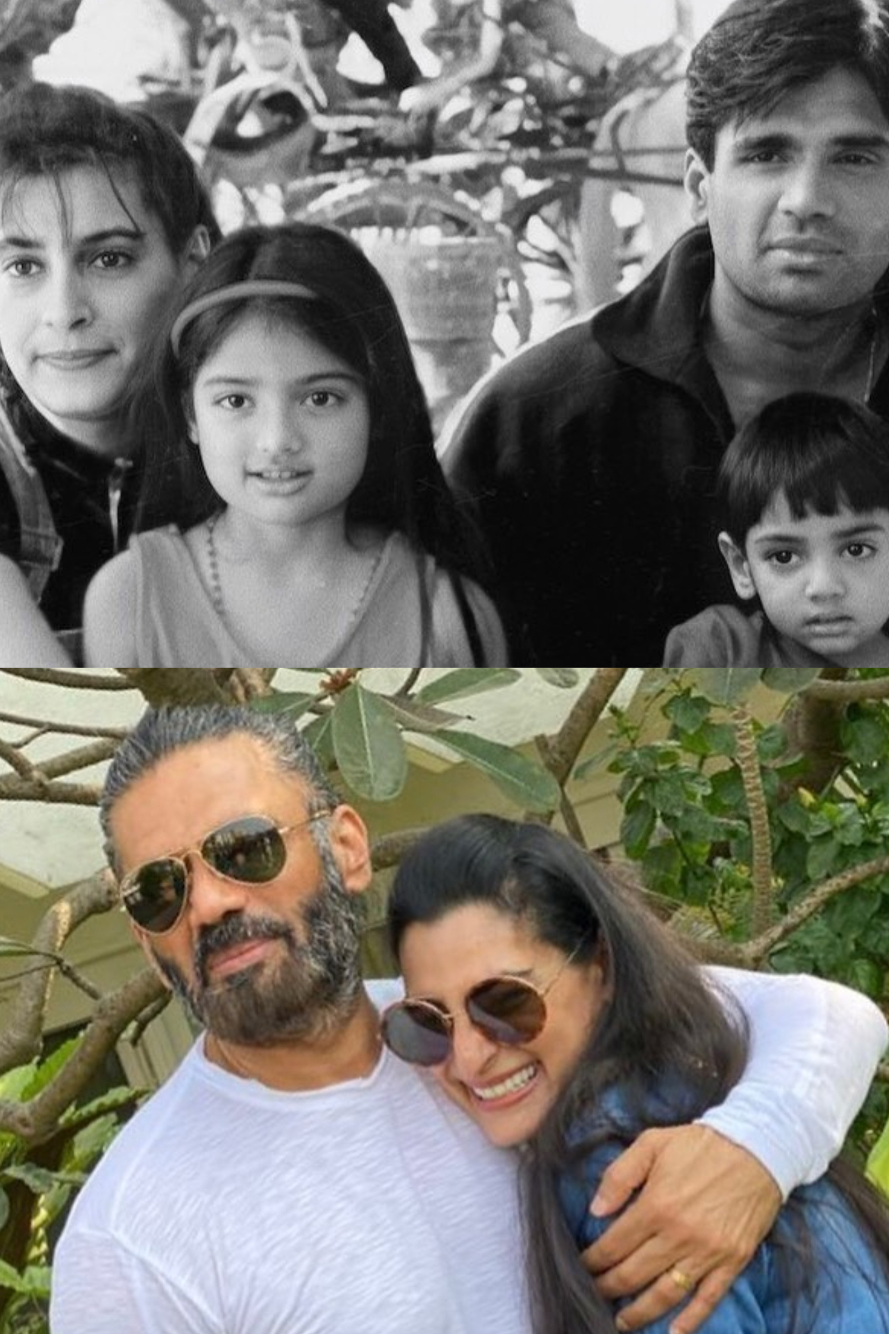 Let&rsquo;s have a look at a few unseen pictures of Suniel Shetty&rsquo;s family. 