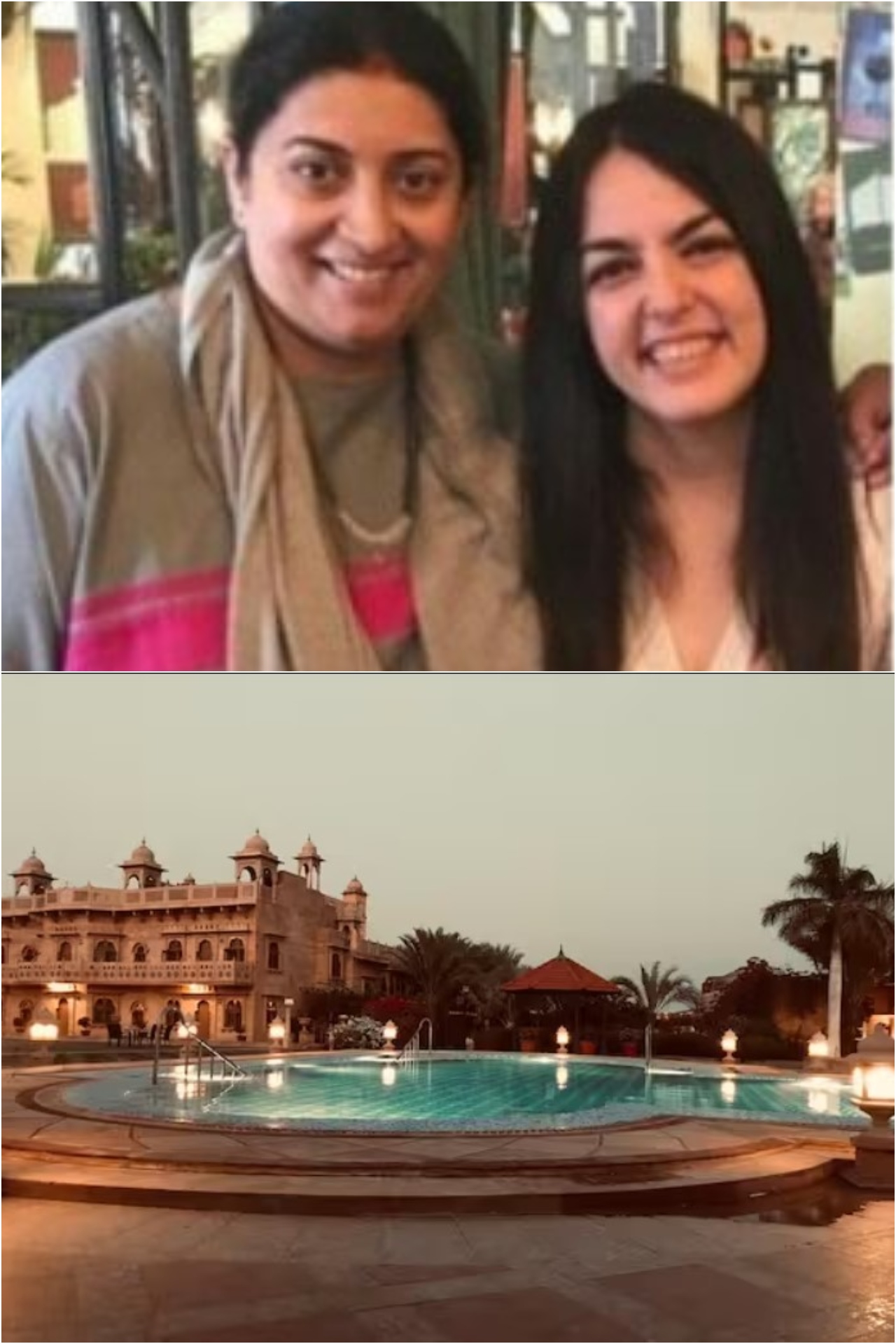 Smriti Irani's eldest daughter Shanelle Irani is getting married to NRI Arjun Bhalla in Khimsar Fort in Rajasthan 