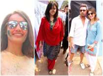 TV celebs at Ekta Kapoor Holi bash