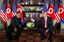 Donald Trump and Kim Jong Un at Singapore summit