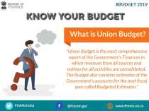 Union Budget is the most comprehensive report of the